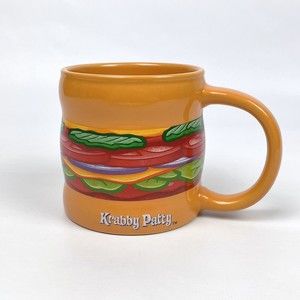 SpongeBob Krabby Patty 12 oz Coffee Mug Cup 2021 Frankford Candy LLC Nickelodeon
